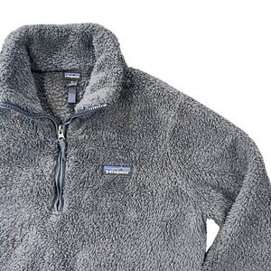 Patagonia Better Sweater Gray Fleece 1/4 Zip Pullover Women's Medium 25235